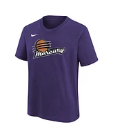 Nike Big Boys and Girls Purple Phoenix Mercury Essential Logo T-Shirt