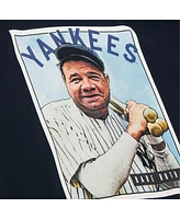 Mitchell & Ness Men's Babe Ruth Navy New York Yankees Cooperstown Collection Collectors Connection T-Shirt