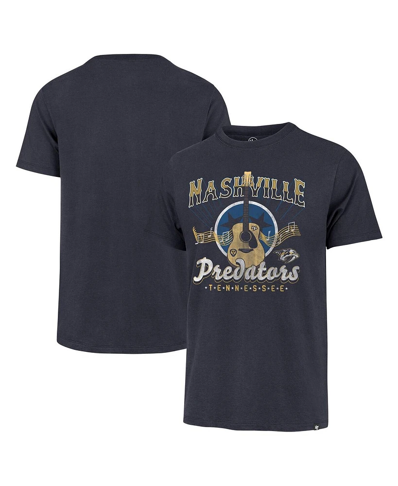 '47 Brand Navy Nashville Predators Regional Localized Franklin T-Shirt