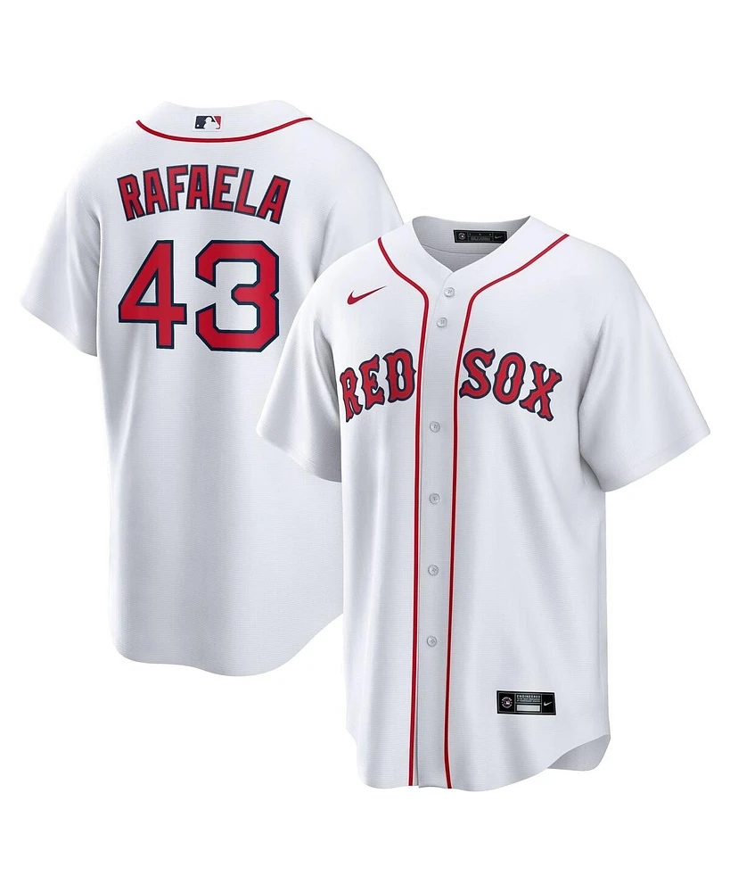 Nike Men's Ceddanne Rafaela White Boston Red Sox Home Replica Jersey