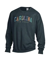 Comfortwash Women's Gray North Carolina Tar Heels Oversized Pullover Sweatshirt