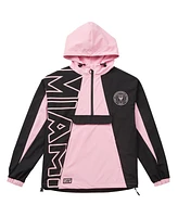 Live Breathe Futbol Men's and Women's Pink Inter Miami Cf Tekker Half-Zip Anorak Jacket