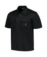 The Wild Collective Men's Black Lafc Utility Button-Up Shirt