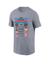 Contenders Clothing Men's and Women's Gray Rocky Super Fight Poster T-Shirt