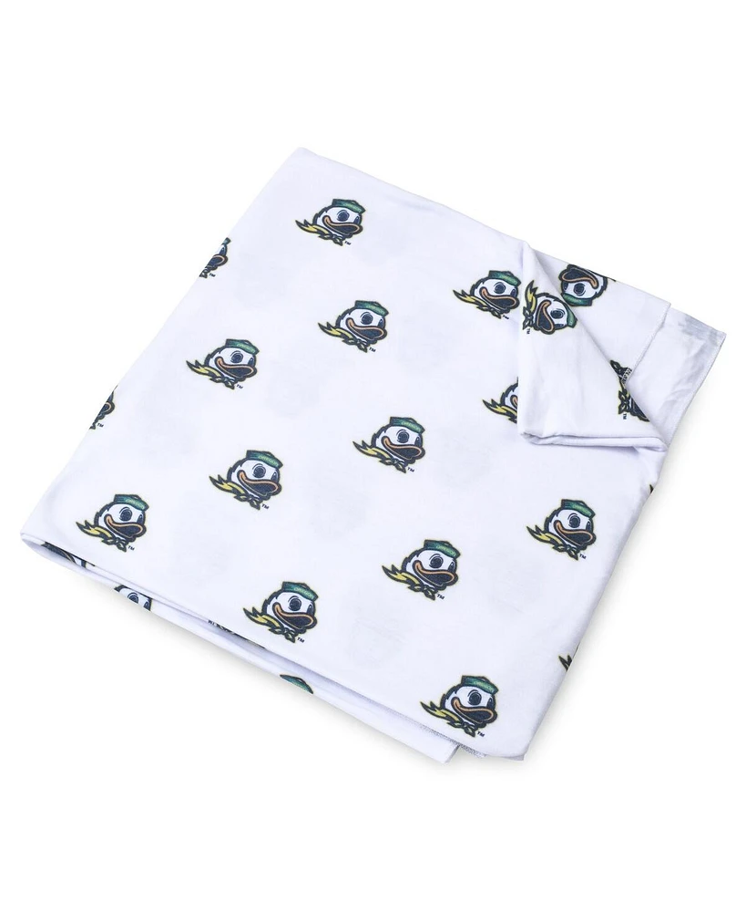 Three Little Anchors Newborn Baby Boys and Girls Oregon Ducks 47"x47" Swaddle Blanket