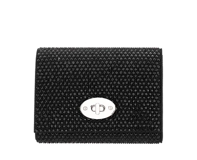 Nina Large Crystal Encrusted Flap Crossbody Bag