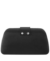 Nina Large Crystal Embellished Tab Minaudiere Clutch