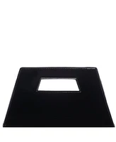 Nina Cut Out Handle Trapezoid Clutch