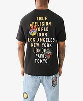 True Religion Men's Short Sleeve Patch Tee