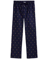 Polo Ralph Lauren Men's Flannel Pony-Print Pajama Pants