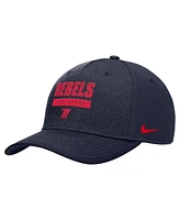 Nike Men's Navy Ole Miss Rebels 2024 Sideline Rise Performance Adjustable Hat