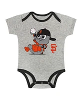 Outerstuff Baby Boys and Girls San Francisco Giants Play Ball 2-Pack Bodysuit Set