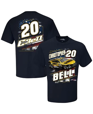 Joe Gibbs Racing Team Collection Men's Navy Christopher Bell DeWalt Patriotic T-Shirt