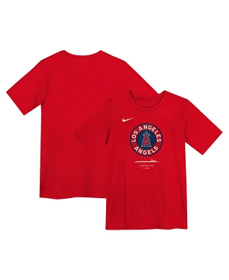 Nike Preschool Red Los Angeles Angels City Connect Large Logo T-Shirt