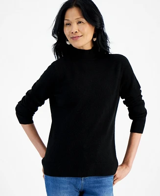 Style & Co Women's Cozy Mock-Neck Long-Sleeve Sweater, Created for Macy's