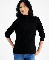 Style & Co Women's Cozy Mock-Neck Long-Sleeve Sweater, Created for Macy's