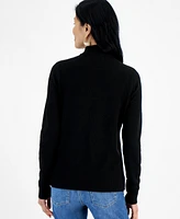 Style & Co Women's Cozy Mock-Neck Long-Sleeve Sweater, Created for Macy's