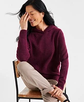 Style & Co Women's Luxe Soft Hooded Sweater, Created for Macy's