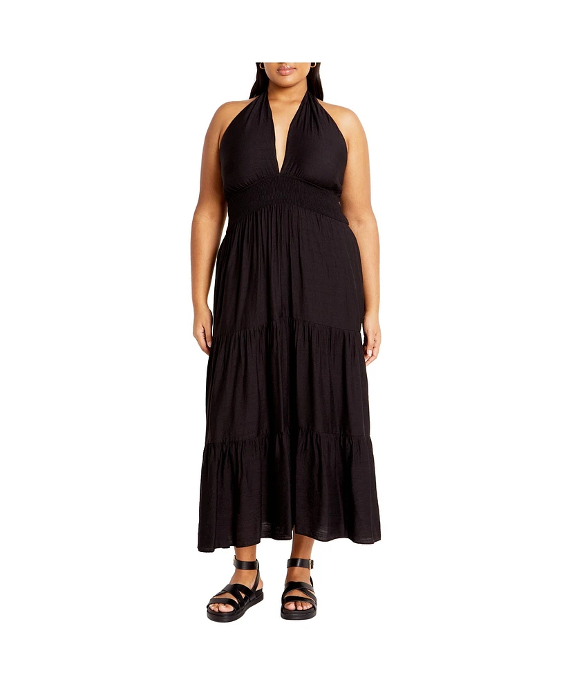 City Chic Plus Dallas Maxi Dress