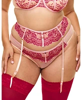 Adore Me Plus Paloma Garter Lingerie