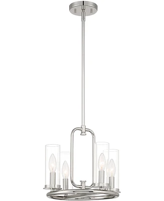 Designers Fountain Hudson Heights 14" Metal 4 Light Convertible Pendant