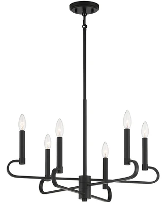Designers Fountain Summit 25.5" Metal 6 Light Chandelier