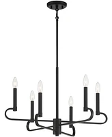 Designers Fountain Summit 25.5" Metal 6 Light Chandelier