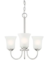 Designers Fountain Bronson 18" Metal 3 Light Chandelier