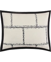Closeout! Stratford Park Brickridge Reversible 6-Pc. Comforter Set