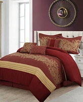 Stratford Park Margret Jacquard 7-Pc. Comforter Set