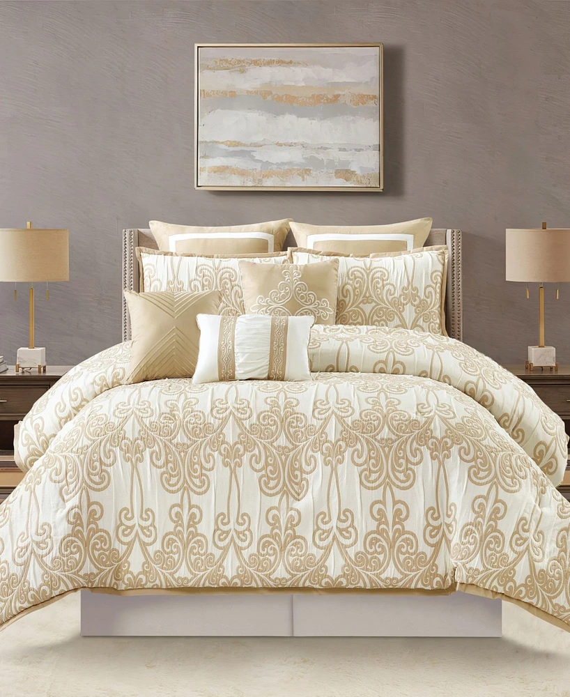 Stratford Park Dilona Scroll 9-Pc. Comforter Set