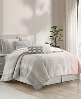 Stratford Park Cosette Stripe 7-Pc. Comforter Set