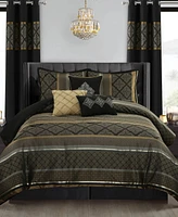 Stratford Park Tefia Geometric 9-Pc. Comforter Set