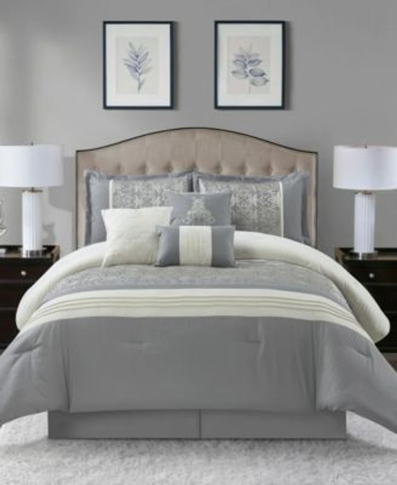 Stratford Park Charley Damask Comforter Sets