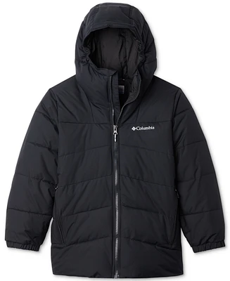 Columbia Big Boys Arctic Blast Ii Quilted Hooded Waterproof Ski Jacket