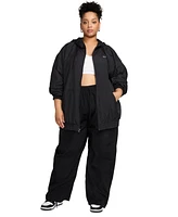 Nike Plus Windrunner High-Waist Woven Open-Hem Pants