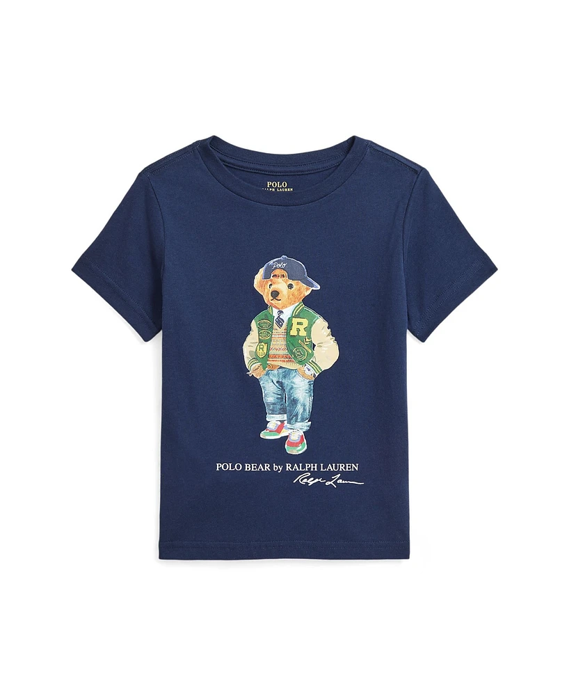 Polo Ralph Lauren Toddler and Little Boys Polo Bear Cotton Jersey Tee