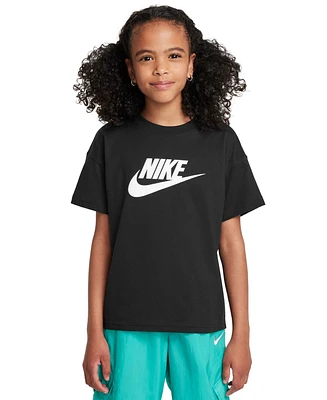 Nike Big Girls Sportswear Cotton Logo Graphic T-Shirt