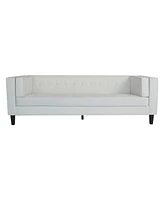 Streamdale Furniture Luxurious Velvet 3-Seater Sofa with Durable Eucalyptus Frame