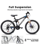 Streamdale Furniture 26" Mountain Bike: 21-Speed, Disc Brakes, Suspension