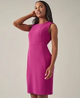 Kasper Women's Sleeveless Princess-Seam Sheath Dress