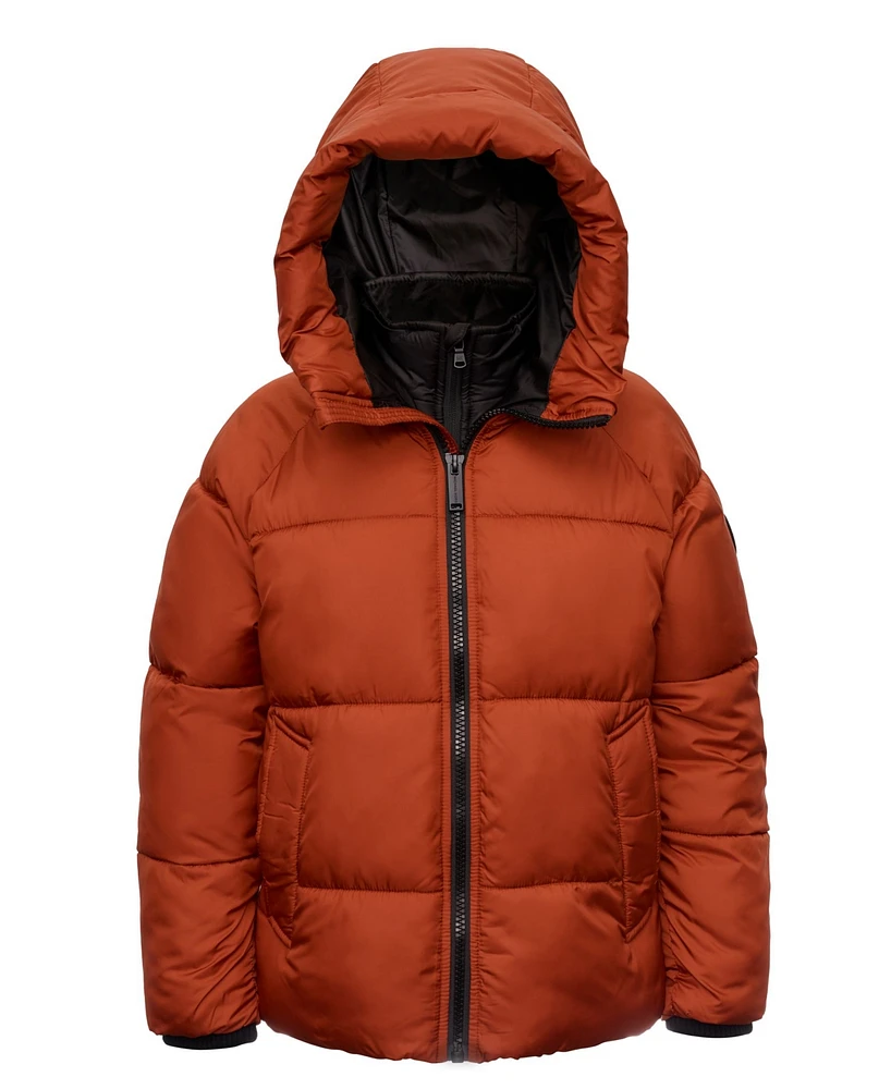 Michael Kors Big Boys Puffer Jacket with Bib