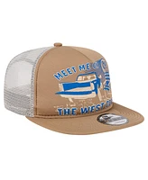 New Era Men's Tan Los Angeles Rams Meet Me 9FIFTY Snapback Hat