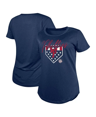 New Era Women's Navy Philadelphia Phillies Americana T-Shirt