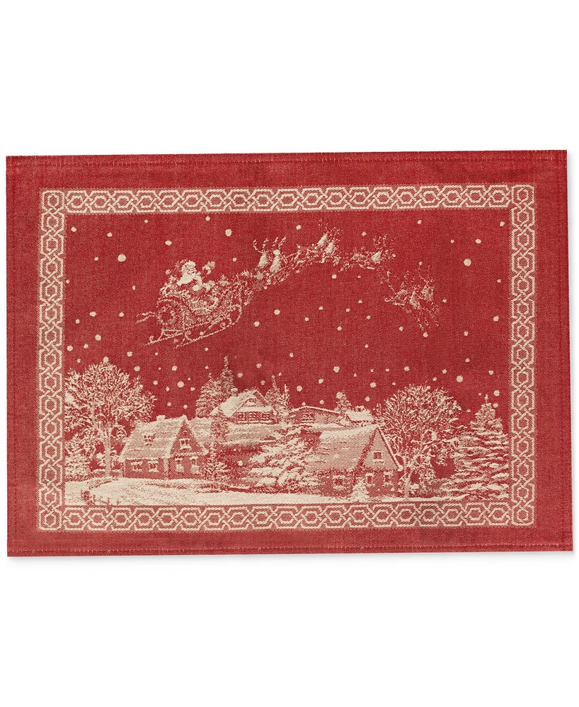 Benson Mills Holiday Wonderland Jacquard Placemat, 13" x 18"