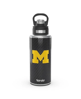 Tervis Tumbler Michigan Wolverines 32oz. Carbon Fiber Wide Mouth Water Bottle