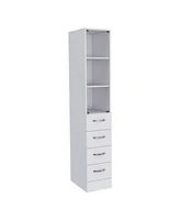 Fm Furniture Preston Linen Cabinet