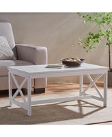 Simplie Fun Acacia Wood Outdoor Coffee Table For Patio