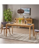 Streamdale Furniture Mid-Century Modern 6-Seater Dining Table