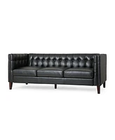 Streamdale Furniture Comfy 3-Seat Sofa With Tufted Back, Modern Living Room